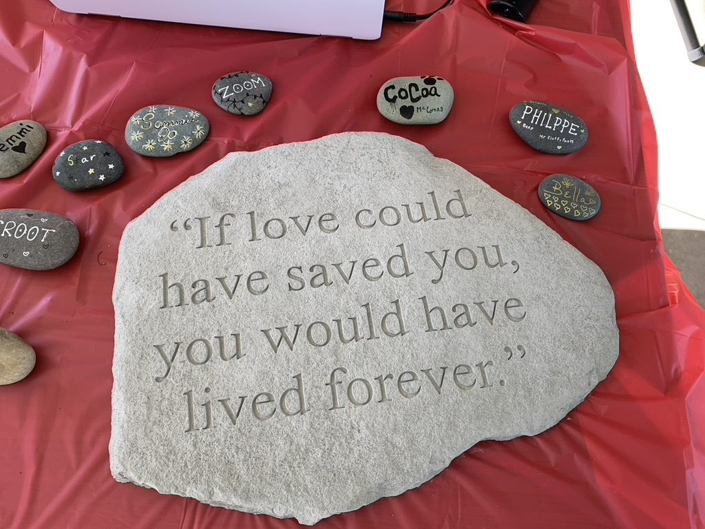 Pet Memorial Stone - large
